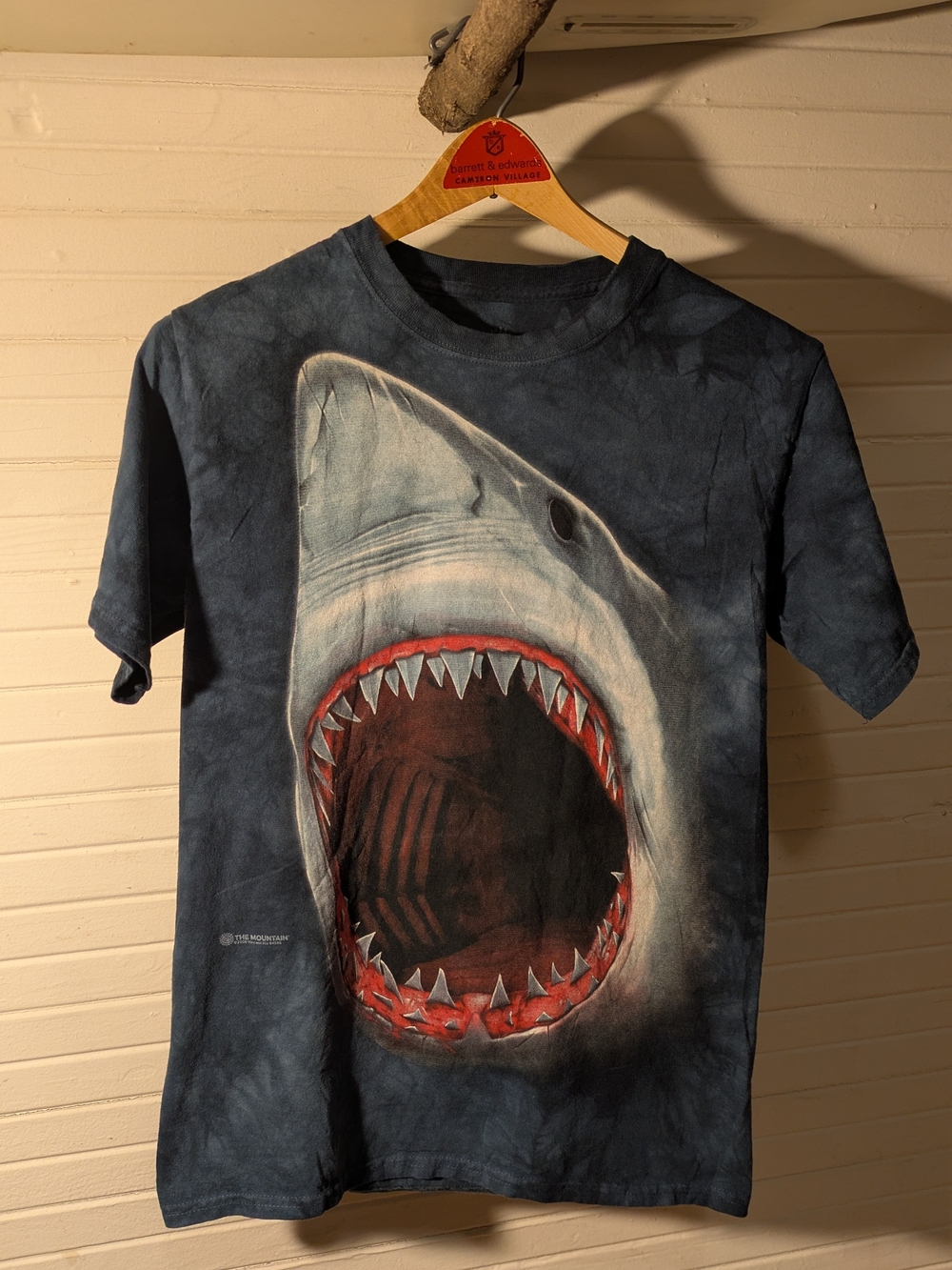 The Mountain Navy Blue Shark Graphic Tee for Kids